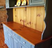 Country White Pine Hutch 2 small