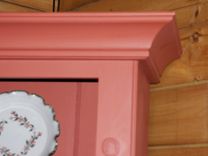 Small Shaker White Pine Hutch 2 small