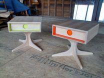 Retro Modern "Metropole" End Tables 6 small