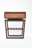 Mid Century Modern Styled Cherry And Walnut End Table 3 small
