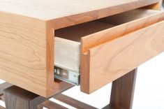 Mid Century Modern Styled Cherry And Walnut End Table 7 small