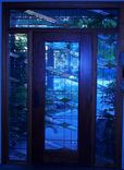 Solid Mahogany Door With Ripple Glass (Nellsch) 1 small