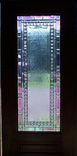 Solid Mahogany Door With Ripple Glass (Nellsch) 7 small