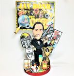 Aged To Perfection Whiskey And Cigar Birthday Cake Topper, Whisky Lover Personalized Gift 7 small