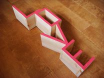 Love Sign.  28 Inch High Sign. Cedar Wood And Paint. 1 small