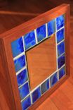 Cobalt Crystalline Tiled Mirror 2 small