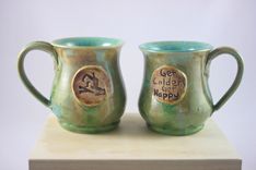 Custom Crystalline-Glazed Mugs 3 small