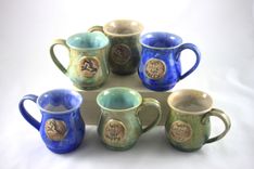Custom Crystalline-Glazed Mugs 2 small