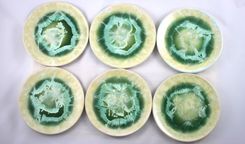 Rutile Crystalline Dessert Plates (Set Of 6) 1 small