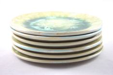 Rutile Crystalline Dessert Plates (Set Of 6) 2 small