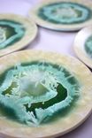 Rutile Crystalline Dessert Plates (Set Of 6) 6 small