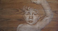 Carved Portrait Plaque 2 small