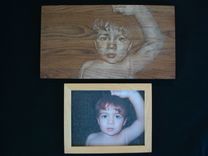 Carved Portrait Plaque 3 small