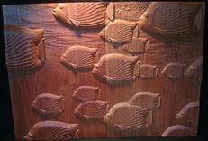 Tropical Fish Cabinet Panels 1 small
