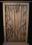 Carved Maple Bamboo Cabinet 1 small