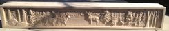 Deer And Turkey Mountain Scene Mantel 2 small