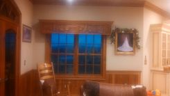 Deer And Turkey Mountain Scene Mantel 1 small