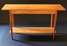 Console Table In Figured Cherry 3 small