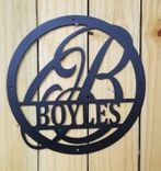 Monogram Sign 6 small