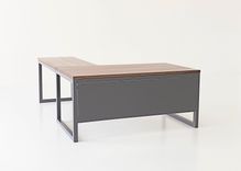 Wood And Steel Desk 2 small