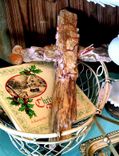 Petrified Wood Crosses 3 small