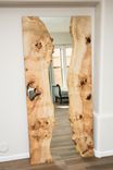 Maple Burl Wood Live Edge 3x8ft Standing Mirror 3 small