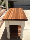 Black Walnut Kitchen Prep Table 3 small