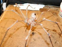 Recycled And Flameworked Spider 2 small