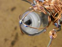 Recycled And Flameworked Spider 5 small