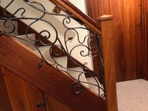 Hand Forged Organic Railing Insert 6 small
