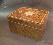 Custom Inlaid Humidor  Hd50  With Free Shipping. 1 small