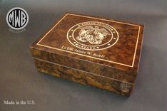 Custom Inlaid Humidor  Hd24 With Free Shipping. 1 small