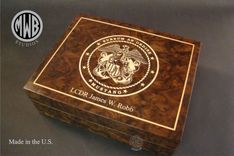 Custom Inlaid Humidor  Hd24 With Free Shipping. 2 small