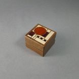 Art Deco Inlaid Ring Box With Free Engraving And Shipping. Rb-4 1 small