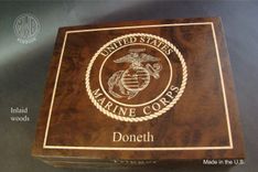Custom Humidor With Family Crest Hd 12.  Free Shipping 2 small