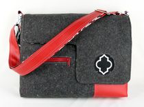 Custom Felt And Vinyl Laptop Bag 2 small