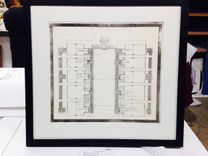 Ketubah, Poster & Found Object / Textile Framing 2 small