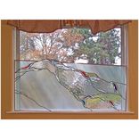 Stained/Leaded Glass Windows In Entry Way, Bedroom, Dining Room 6 small