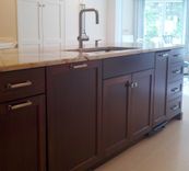 Mahogany Kitchen Island 2 small