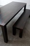 Parsons Table And Bench In Oak 4 small