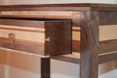 Figured Walnut, Maple And Combination Solid Wood Federal Side Table 5 small
