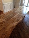 Solid Ambrosia Maple Slab Extending Dining Table 1 small