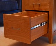 Figured Solid Cherry Executive Desk 2 small