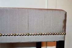 Stained Solid Maple Kitchen Stools With Custom Cushions 5 small