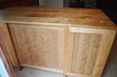 Figured Solid Cherry Executive Desk 6 small