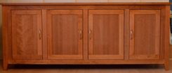 Figured Solid Cherry Credenza 1 small