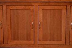 Figured Solid Cherry Credenza 4 small