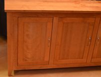 Figured Solid Cherry Credenza 3 small