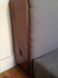 King Size Platform Bed With Solid Walnut End Caps / Headboard / Upholstered 4 small