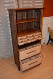 Solid Figured Walnut And Curly Maple Dresser, File Cabinet / Bookcase W/ 12 Drawers 3 small